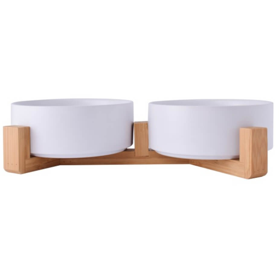 2-Piece Pet Bowl & Stand