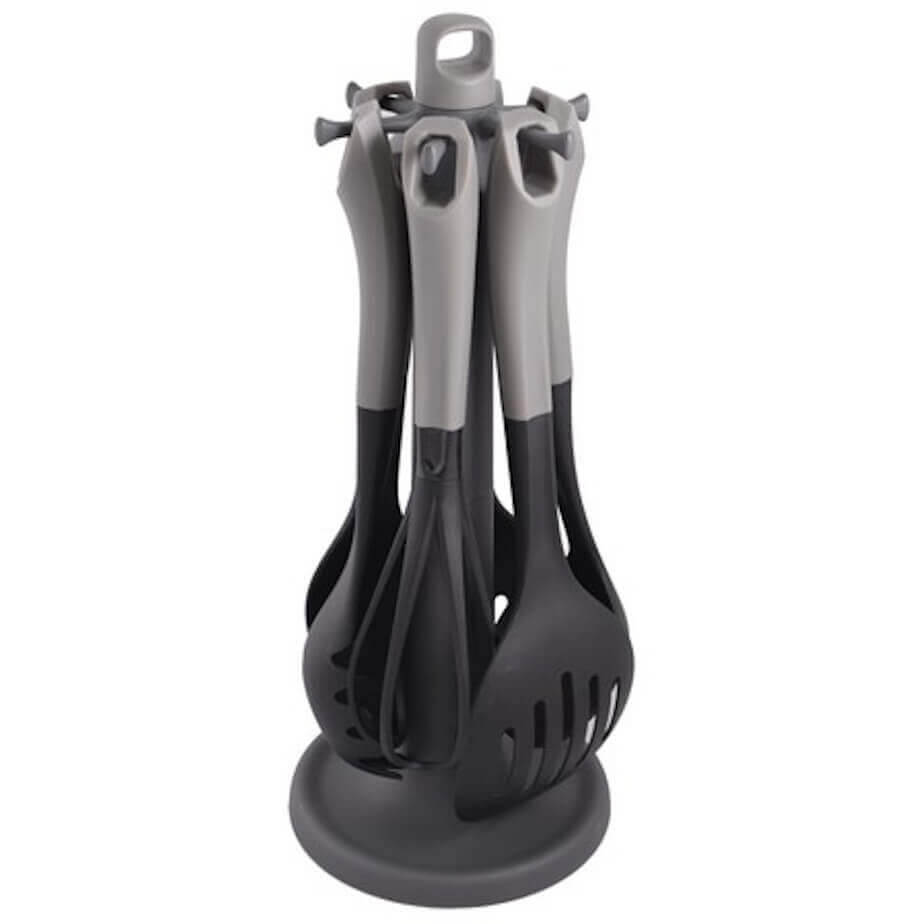 6-Piece Kitchen Utensils & Rotating Stand