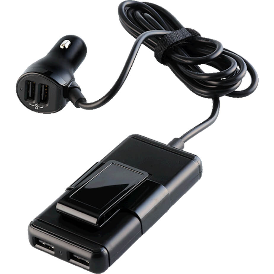 Car Charger With USB Hub