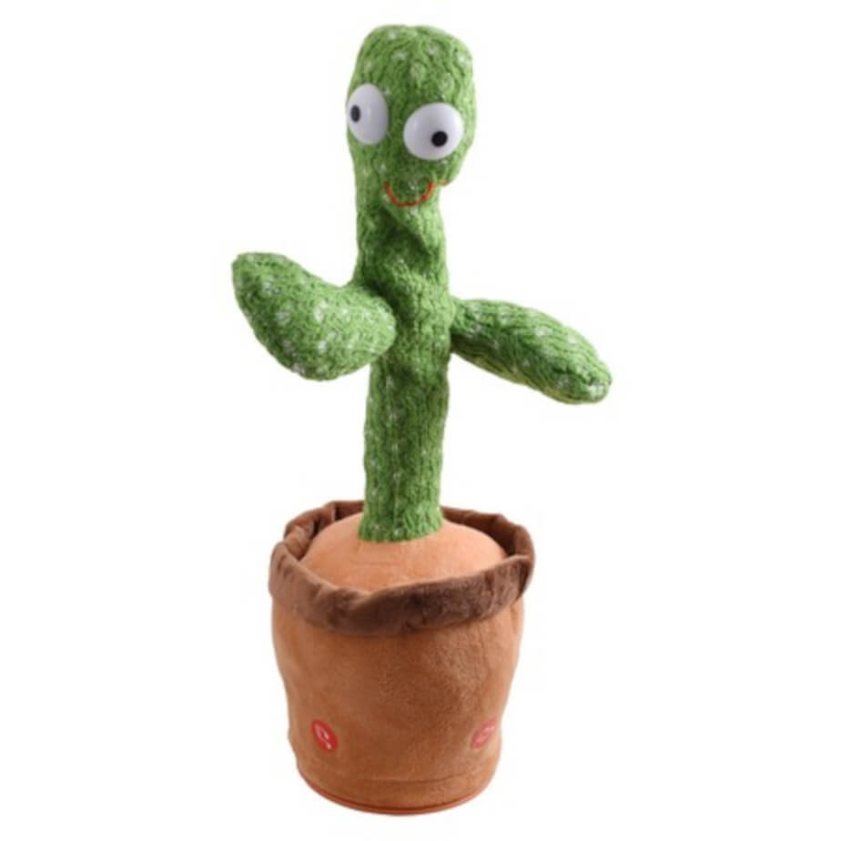 Dancing & Mimicking Cactus Plush Toy