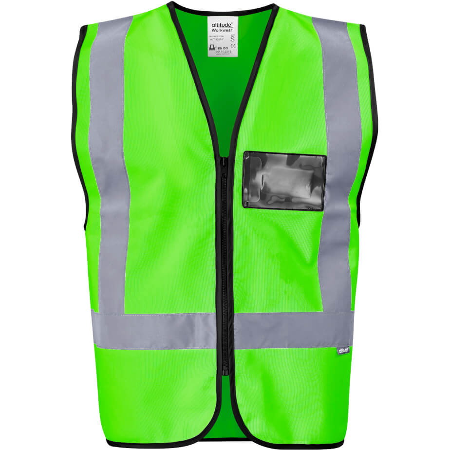 Direction En4 Hi-Viz Reflective Full Zip Vest