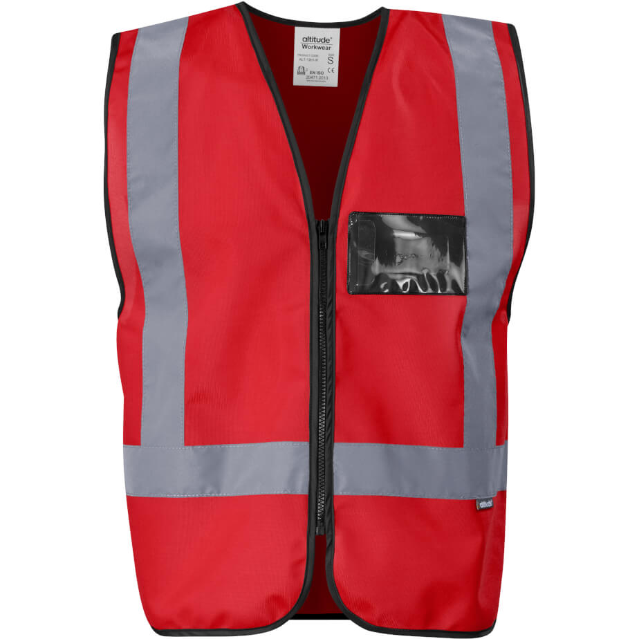 Direction En4 Hi-Viz Reflective Full Zip Vest