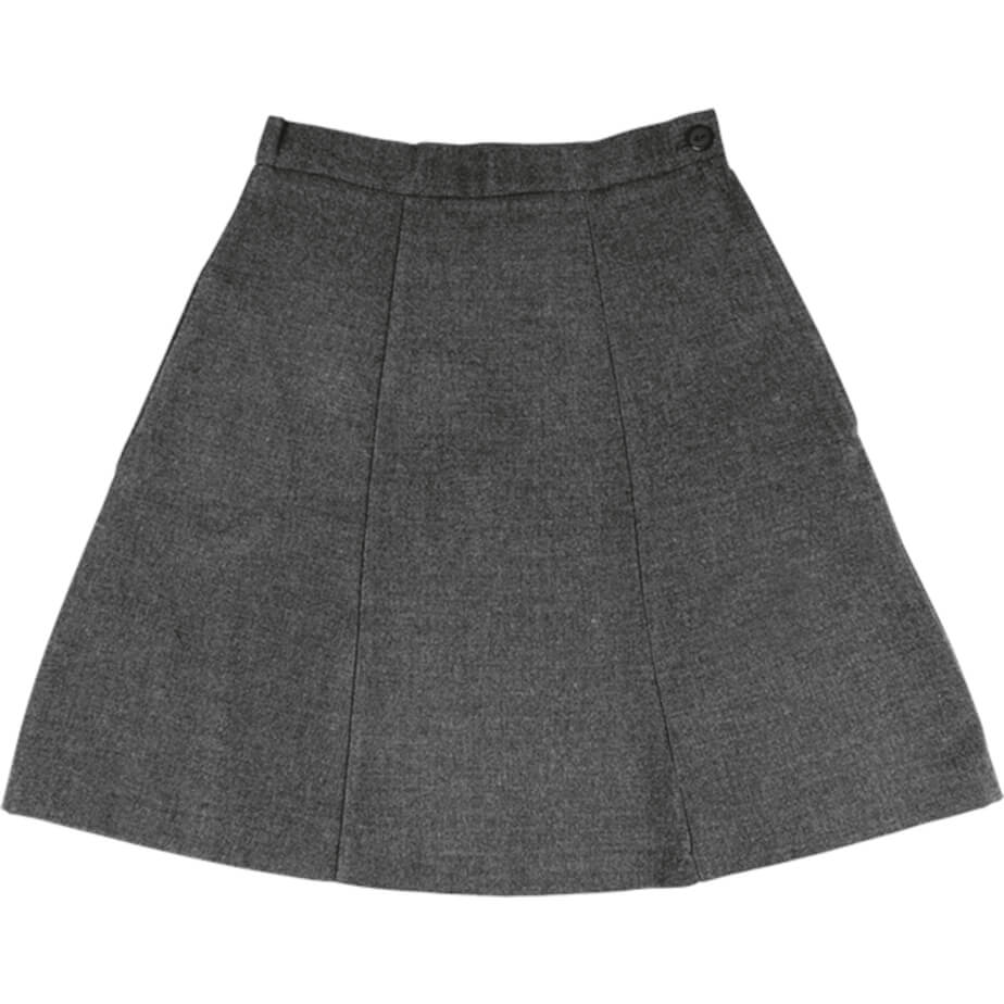 Girls Panelled School Skirt