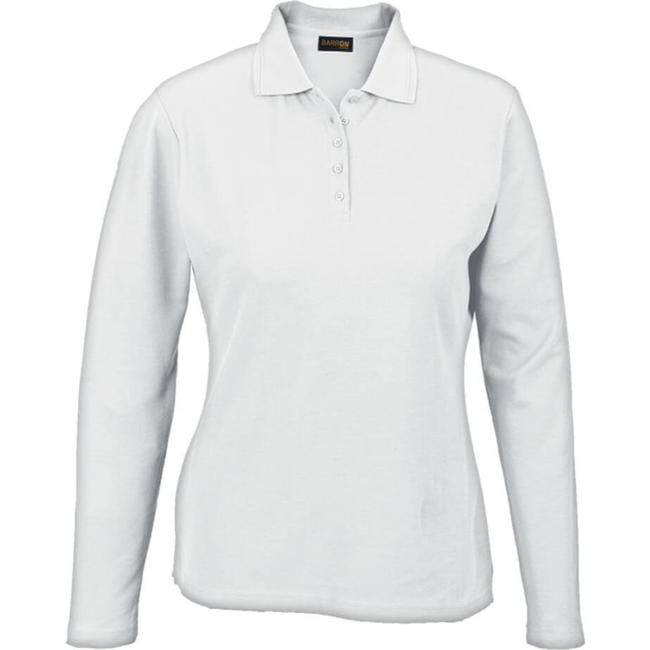 Ladies 175g Pique Knit Long Sleeve Golfer