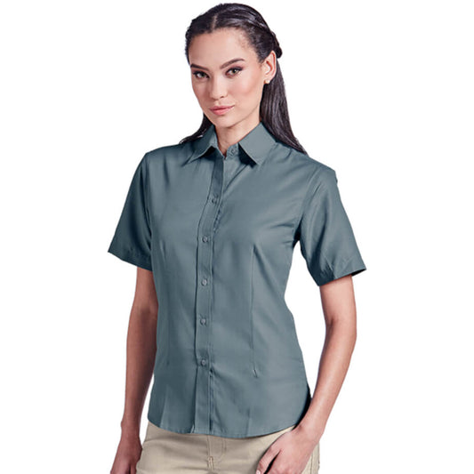 Ladies Easy Care Blouse Short Sleeve