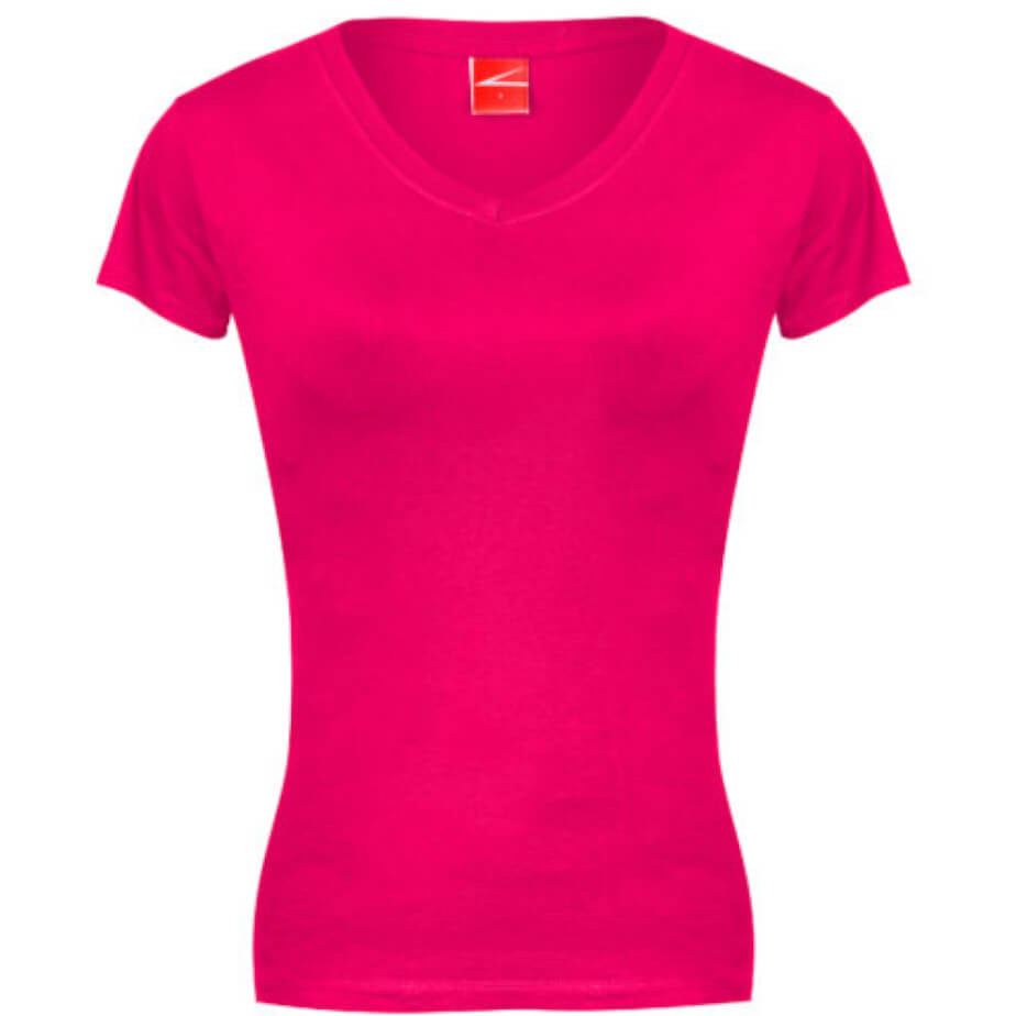 FWRD Ladies Fitted V-Neck T-Shirt