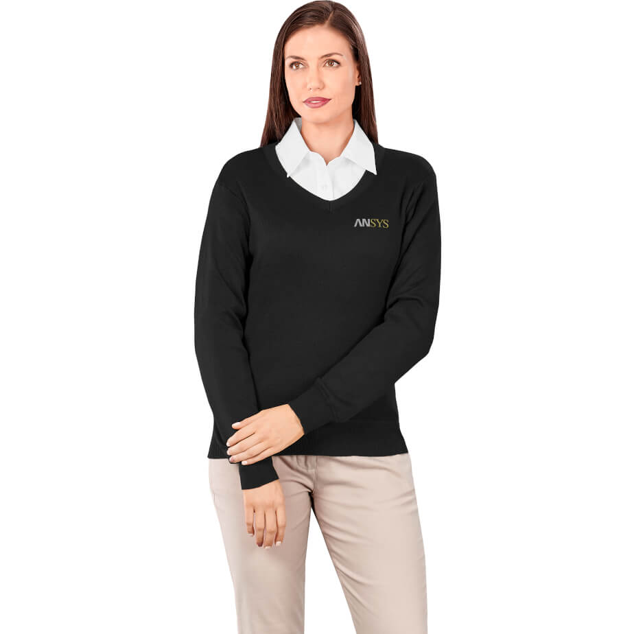 Ladies Long Sleeve Peru V-Neck Jersey