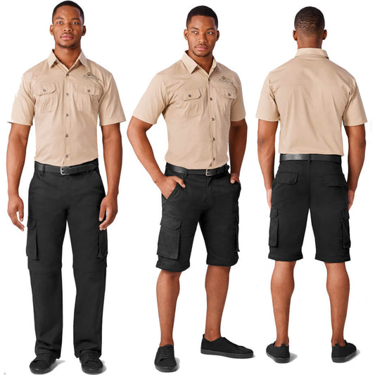 Men's Cargo Zip Off Pants