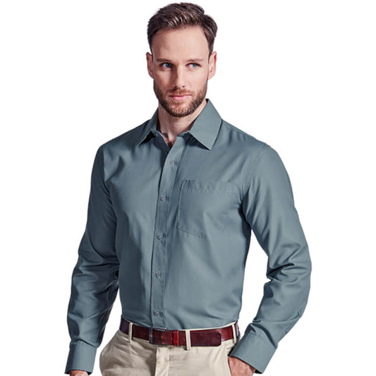 Mens Easy Care Lounge Shirt Long Sleeve