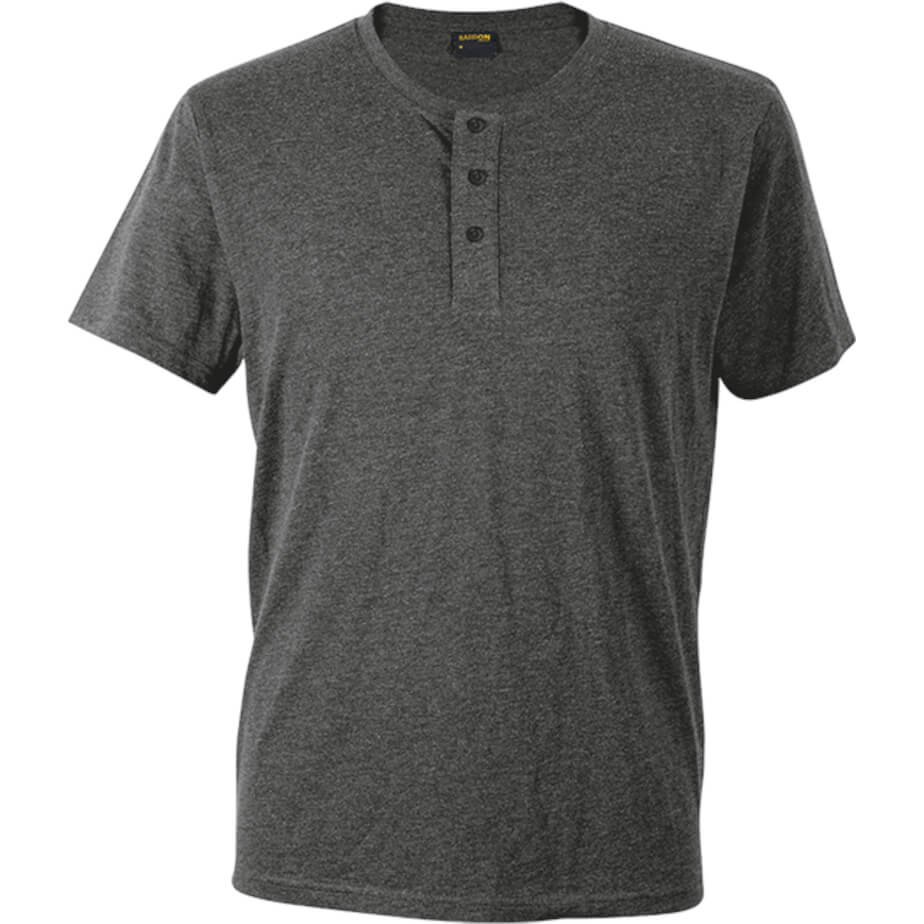 Mens Henley Short Sleeve T-Shirt