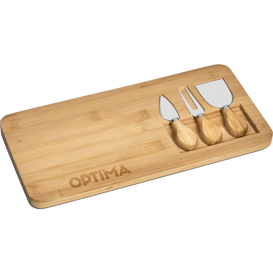 Okiyo Chizu Bamboo Cheese Board Set