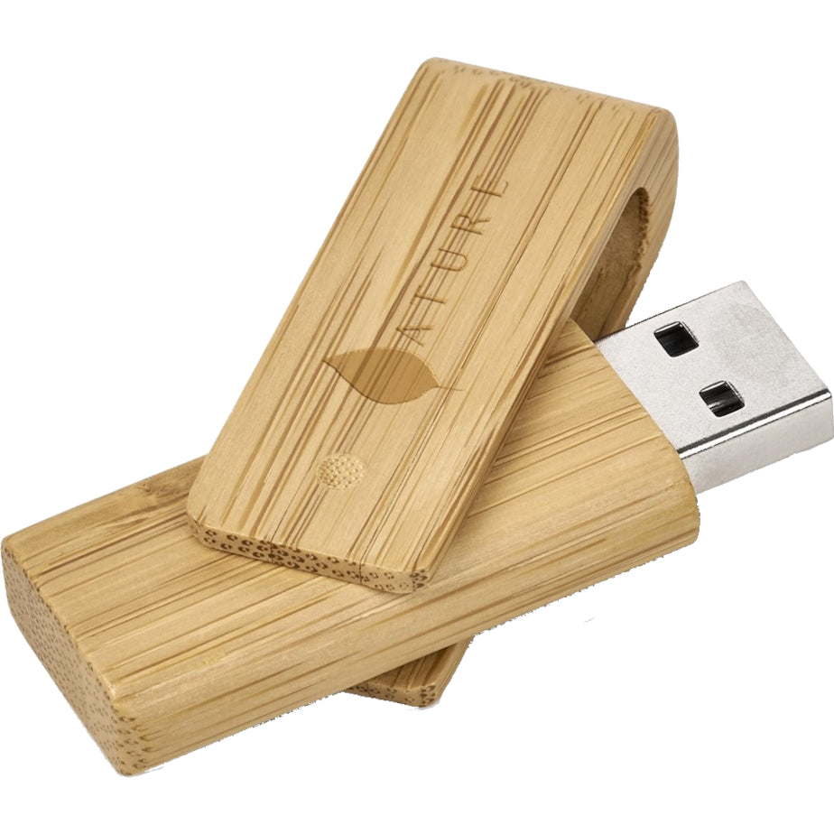 Okiyo Bakemono Bamboo Flash Drive - 32GB