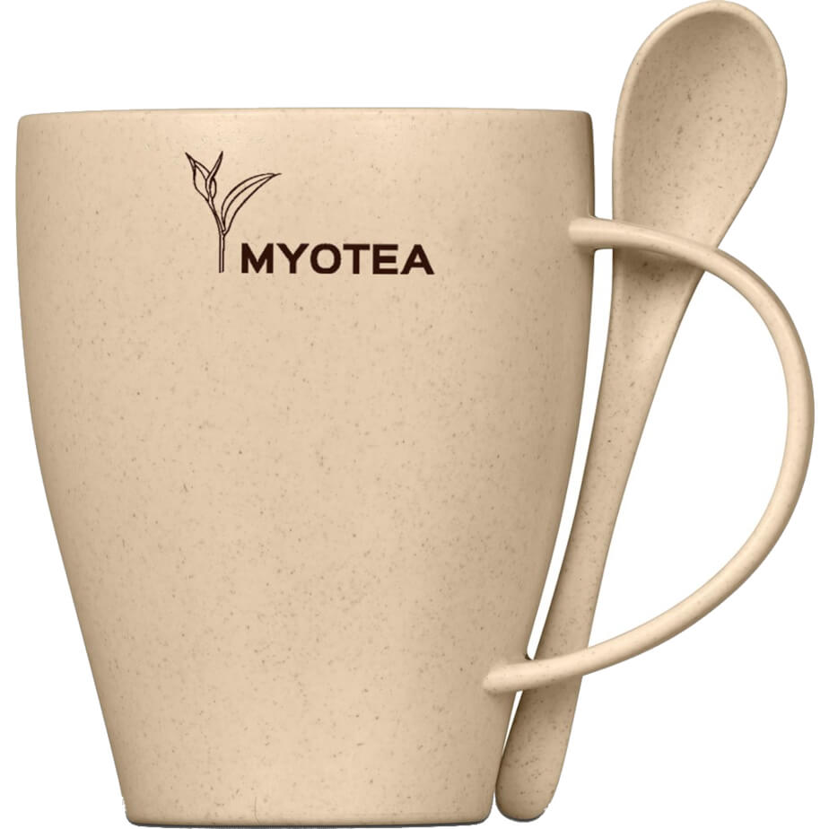 Okiyo Kawai Wheat Straw Mug & Spoon