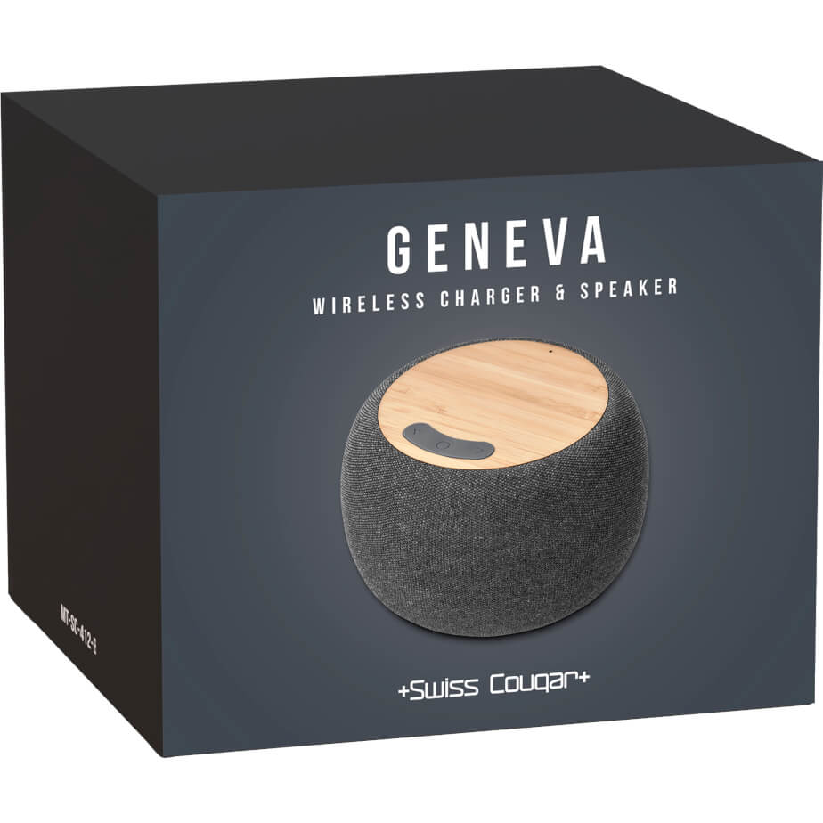 Swiss Cougar Geneva Wireless Charger & Bluetooth Speaker