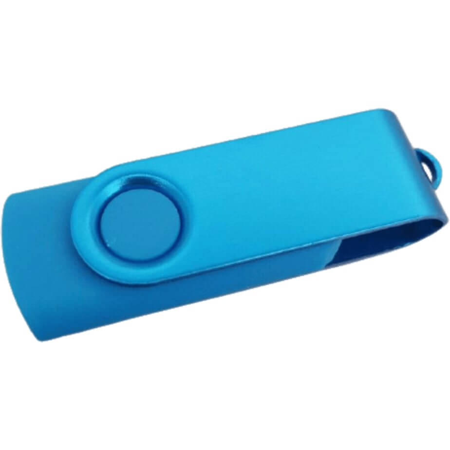 Colour Swivel USB With Lanyard