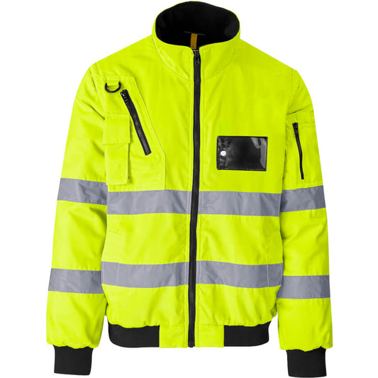 Techno Padded Hi-Viz Reflective Bunny Jacket