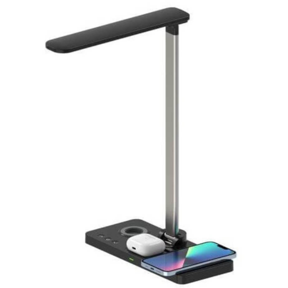 Veles @memorii 3-in-1 Wireless Charger with Desk Lamp